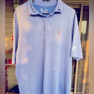 Fairway And Greene Blue USA XL Golf Polo